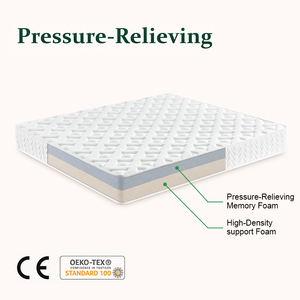 Breathable Eco Friendly <b>Memory</b> <b>Foam</b> Compressed <b>Mattress</b> Queen King Size <b>Mattress</b> for Hotel Matelas Compressé Orthopédiques - Product Image 1