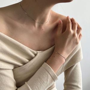 Dylam Link Chain <b>Bracelet</b> Hypoallergenic Non Tarnish Rhodium Plated 925 <b>Silver</b> 5A Zirconia Pendant Women <b>Bangles</b> & <b>Bracelets</b> - Product Image 2