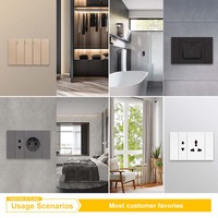 Interruptores de pared eléctricos de baquelita estándar británico KLASS UK, económicos, con certificación BS, interruptores de luz y enchufes.