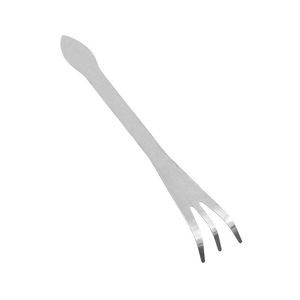 Râteau à bonsaï, râteau à trois griffes en acier inoxydable pour usage domestique, couteau à presser le sol à double tête, outil de débuddement pour travaux manuels - Product Image 4