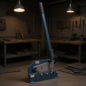 Cisaille manuelle industrielle à plaque de 10 pouces, lame en acier au carbone, outil de découpe de tôles, construction robuste, type de montage - Product Image 2