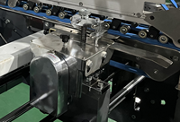 Machine plieuse-colleuse électrique multifonctionnelle ZH-900XAM à réglage automatique intelligent par servo pour boîtes alimentaires pré-pliées à colle froide
