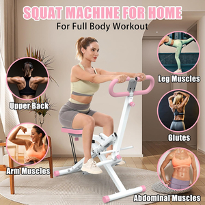 Wellshow thể thao Squat máy đi xe & chèo thuyền máy cho Botty glutes Mông Đùi <span class=keywords><strong>hip</strong></span> lực đẩy máy tập thể dục cho nhà - Product Image 6