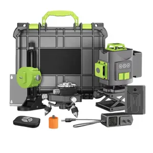 Neogrisken 4D tự san lấp mặt bằng 360 ROTARY <span class=keywords><strong>laser</strong></span> cấp 12 dòng <span class=keywords><strong>laser</strong></span> cấp cho ngoài trời công cụ xây dựng 3D <span class=keywords><strong>Laser</strong></span> 16 dòng màu xanh lá cây - Product Image 1