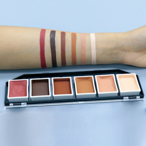 Palette de peinture corporelle activée à l'alcool, 6 couleurs, tons chair, pour tatouage temporaire et <span class=keywords><strong>maquillage</strong></span> corporel - Product Image 5