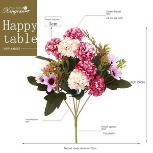 <span class=keywords><strong>Bouquet</strong></span> <span class=keywords><strong>de</strong></span> mariage artificiel fait main pour la décoration intérieure - Longue durée, idéal pour la remise des diplômes, Pâques, Nouvel An, la rentrée scolaire, la fête des pères - Product Image 4