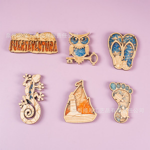 Imanes de nevera hechos a mano de ciudades europeas, juego de varias piezas, diseño tradicional, adhesivo magnético, regalo - Product Image 2