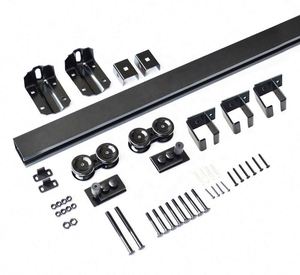 Kit de Herrajes para Puerta Corredera de Techo WEKIS, Moderno y Resistente, con Rodamientos de Bolas, de Acero y Latón Galvanizado - Product Image 3