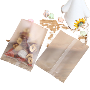 Sac en plastique transparent mat de qualité alimentaire pour biscuits, scellable à la chaleur, résistant à l'humidité, pour emballage de pâtisserie, bonbons, gâteaux, <span class=keywords><strong>chocolat</strong></span>, noix, sandwichs - Product Image 1