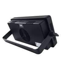 Projecteur matriciel LED stroboscopique haute puissance 420W, 24 segments, contrôle DMX512, 840 LED RGB pleine couleur, stroboscope dynamique pour DJ, soirées et spectacles sur scène