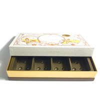 Fabricant en gros d'emballages de luxe pour gâteaux de lune, boîte-cadeau rigide en carton, taille personnalisée, finition brillante/mate, revêtement UV