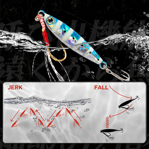 Cebo duro Artificial para pesca en agua salada, señuelo de pesca lento de Metal, japonés - Product Image 3