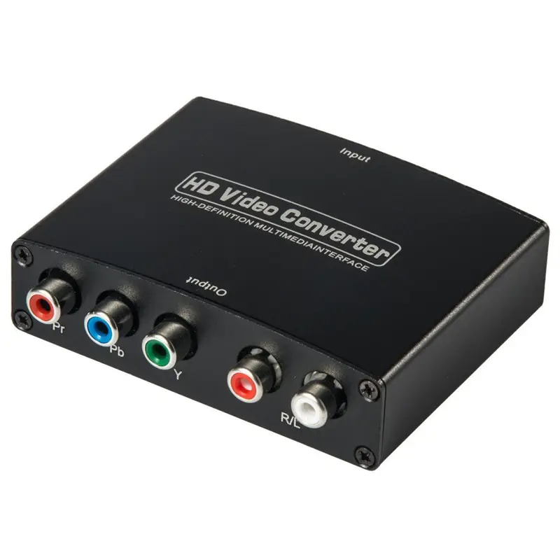 HDMI RGB 컴포넌트 YPBPR 비디오 및 R/L 오디오 어댑터 컨버터 전원 공급 USB DC 케이블