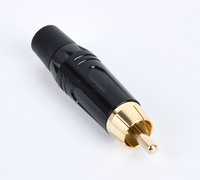 RCA macho cabeza cobre puro Audio enchufe AV Lotus señal Cable macho Phono RCA enchufe Mono soldadura