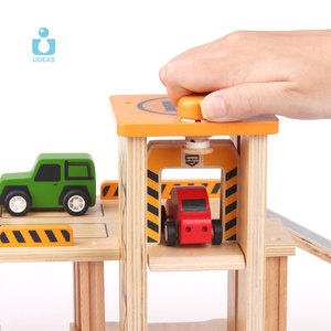 Jeu de puzzle 3D Parking avec ascenseur et station-service, <span class=keywords><strong>garage</strong></span> en <span class=keywords><strong>bois</strong></span> pour voitures, <span class=keywords><strong>jouet</strong></span> pour enfants - Product Image 2