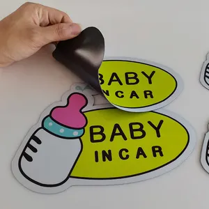 Ímãs bonitos personalizados adesivo geladeira adesivo carro ímãs