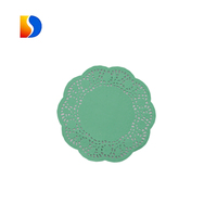 Napperons en papier dentelle de style classique, écologiques, en stock, taille personnalisée, pour table à manger, plateau, gâteau, alimentation, mariage, restaurant