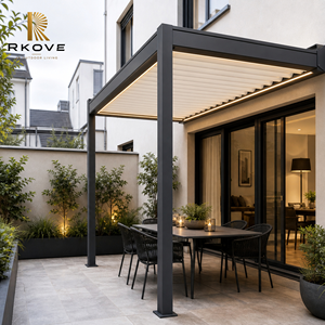 Pérgola Motorizada Inteligente de Aluminio RKOVE, Moderna, para Patio, Jardín, Terraza - Product Image 3