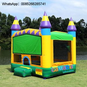 Castillo Inflable Amarillo de PVC de Grado Comercial para Exteriores, Mini Castillo Inflable Amarillo para Diversión - Product Image 5