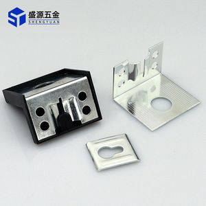 Shengyuan 2-in-1 Corner Bracket Metal Cabinet Bracket 90 Degree Joint For Kitchen Wardrobe Shelf Support - Product Image 1