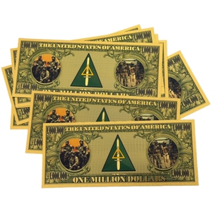 Billete de 1 Millón de Dólares Americanos 2026, Chapado en Oro, para Regalos - Product Image 3