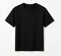 T-shirt 100% coton 190g pour homme, coupe classique, manches courtes, logo personnalisé, streetwear haut de gamme, vente en gros, fournisseur en vrac, haute qualité