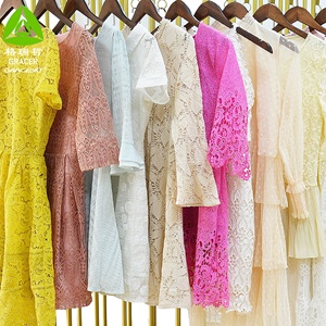 Used <b>Plus</b> <b>Size</b> Clothes Ladies Lace Dress Clothes Second Hand - Product Image 1