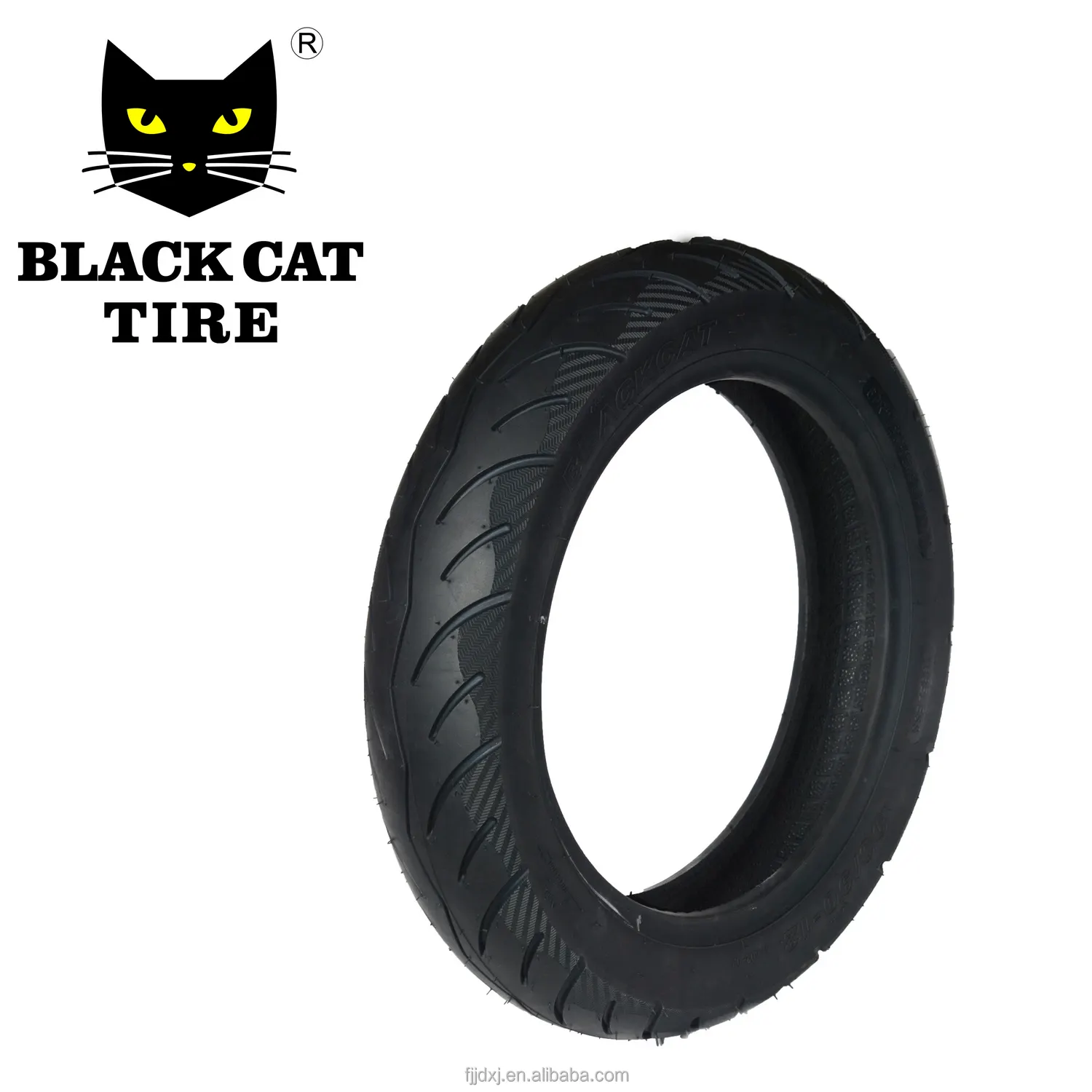 Black Cat Lốp 90/90-12 4P 4PR Lốp Xe Máy Không Săm