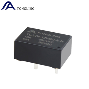 รีเลย์แม่เหล็กไฟฟ้ารุ่น <span class=keywords><strong>TL</strong></span>-T76-12VDC-S-H HF7520 12VDC <span class=keywords><strong>16A</strong></span> 250VAC พร้อมหน้าสัมผัสโลหะผสมเงิน สำหรับติดตั้งบนแผงวงจรพิมพ์ - Product Image 2