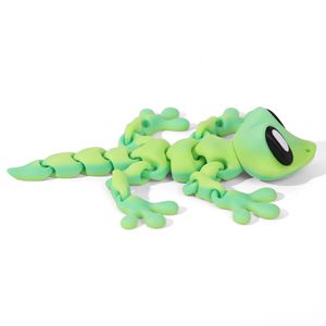 Gecko impreso en 3D, atracción magnética, regalos artesanales, sensación <span class=keywords><strong>de</strong></span> Internet, figuritas creativas, adornos <span class=keywords><strong>de</strong></span> coche, <span class=keywords><strong>movimiento</strong></span> conjunto - Product Image 2