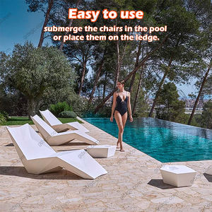Piscina all'aperto in vetroresina doppio lettino Chaise lettino per immersioni in acqua sedia a <span class=keywords><strong>sdraio</strong></span> - Product Image 2