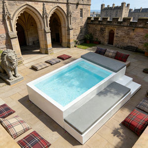 Piscine hors sol personnalisable avec canapé, filtre et chauffage – Idéale pour les hôtels, villas et complexes hôteliers avec pompe et pompe à chaleur - Product Image 6