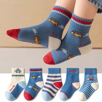 Chaussettes pour enfants vente en gros automne hiver confortables enfants dessin animé bébé mignon tendance coton filles conception personnalisée chaussettes pour enfants