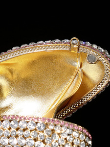 Hot Selling Luxury Crystal <strong>Bag</strong> Clutch Butterfly Shaped Handbags Purses with Rhinestone Wholesale Crystal Handbag - Product Image 6