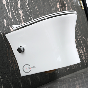 Nhà Máy Bán buôn hiện đại được thiết kế treo nhà vệ sinh không có vành gắn liền với phòng tắm gốm tường treo nhà vệ sinh CHẬU VỆ SINH - Product Image 1