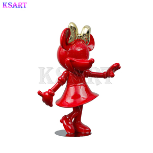 Estatua <span class=keywords><strong>de</strong></span> fibra <span class=keywords><strong>de</strong></span> vidrio <span class=keywords><strong>de</strong></span> <span class=keywords><strong>Mickey</strong></span> Mouse, minifigura <span class=keywords><strong>de</strong></span> Minnie <span class=keywords><strong>de</strong></span> alta gama, escultura <span class=keywords><strong>de</strong></span> resina <span class=keywords><strong>de</strong></span> <span class=keywords><strong>Disney</strong></span>, artesanías - Product Image 3