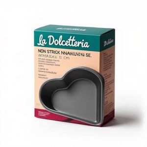 Juego de 2 moldes para pastel de aluminio antiadherentes (10 cm) Corazón LA DOLCETTERIA 5076 - Product Image 2
