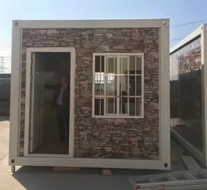 20Ft 40 Ft Flat Pack Shipping Container 2 Bedroom Prefab Container House