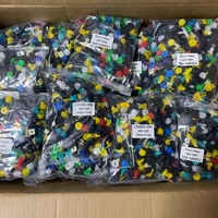 500 pièces de clips de fixation pour rivets d'usine, attaches de pare-chocs automobiles de haute qualité, clips de voiture et attaches en plastique assortis