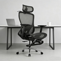 Chaise de bureau exécutive moderne et élégante à dossier haut réglable avec design ergonomique et fonction pivotante