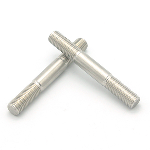 Stainless Steel Double End Thread <b>Welding</b> Stud Bolt With Two Nuts Industrial Fasteners Hardware <b>Kit</b> - Product Image 1