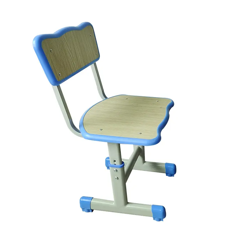 שולחן עבודה וכיסא לסטודנטים מודרניים עם רגלי מתכת ללמידה אימון בית חולים חדר כושר או שימוש בסדנה