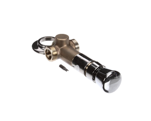 Robinet droit dissimulé - Fermeture lente automatique, anti-vandalisme avec index vierge, finition chromée pour applications commerciales - Product Image 1