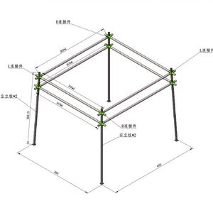Tente <span class=keywords><strong>de</strong></span> bar à baldaquin portable à structure métallique pour l'extérieur, grande salle à manger, parasol, tente d'ambiance pour le Moyen-Orient - Product Image 4