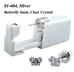 Nouvelle unité de perçage d'oreille stérile jetable pour bébé oreille <span class=keywords><strong>Tragus</strong></span> Piercing pistolet petits enfants pas de douleur perceur outil Machine Kit goujon - Product Image 4