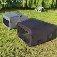 Tente de camping de luxe FR, tente capsule spatiale gonflable, tente en coton Oxford, tente pneumatique pour le camping en plein air, glamping, abri portable OEM
