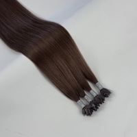 Extensions de cheveux humains vierges russes Remy naturels bruts de qualité supérieure, pointe en Y, pré-collées, fixation micro-anneaux, texture et couleur personnalisables