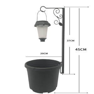 Lámpara de Pie Inteligente con Energía Solar, de ABS, Resistente al Agua y al Calor, Decorativa para Jardín, Patio, Terraza, Automática - Product Image 6