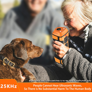 Ultrasonic <b>Dog</b> Trainer Collar Remote Pet Training Device with Twin <b>Lights</b> Flash Easy Carry for Outdoor Use - Product Image 5