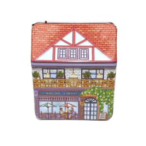 Ready Stock House Shape Tin <b>Box</b> Vintage Town House Printed <b>Metal</b> Tinplate <b>Box</b> Food Grade For Cookie Candy Biscuit Gift Packaging - Product Image 5